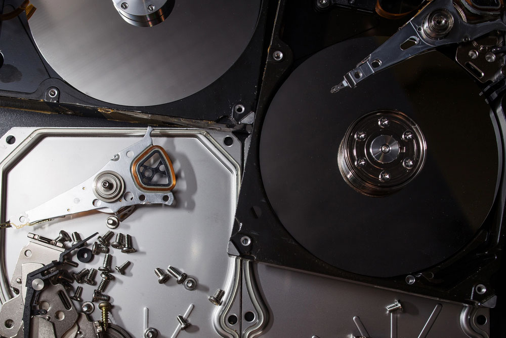 hard drive shredded